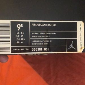 Brand new never wear retro 8